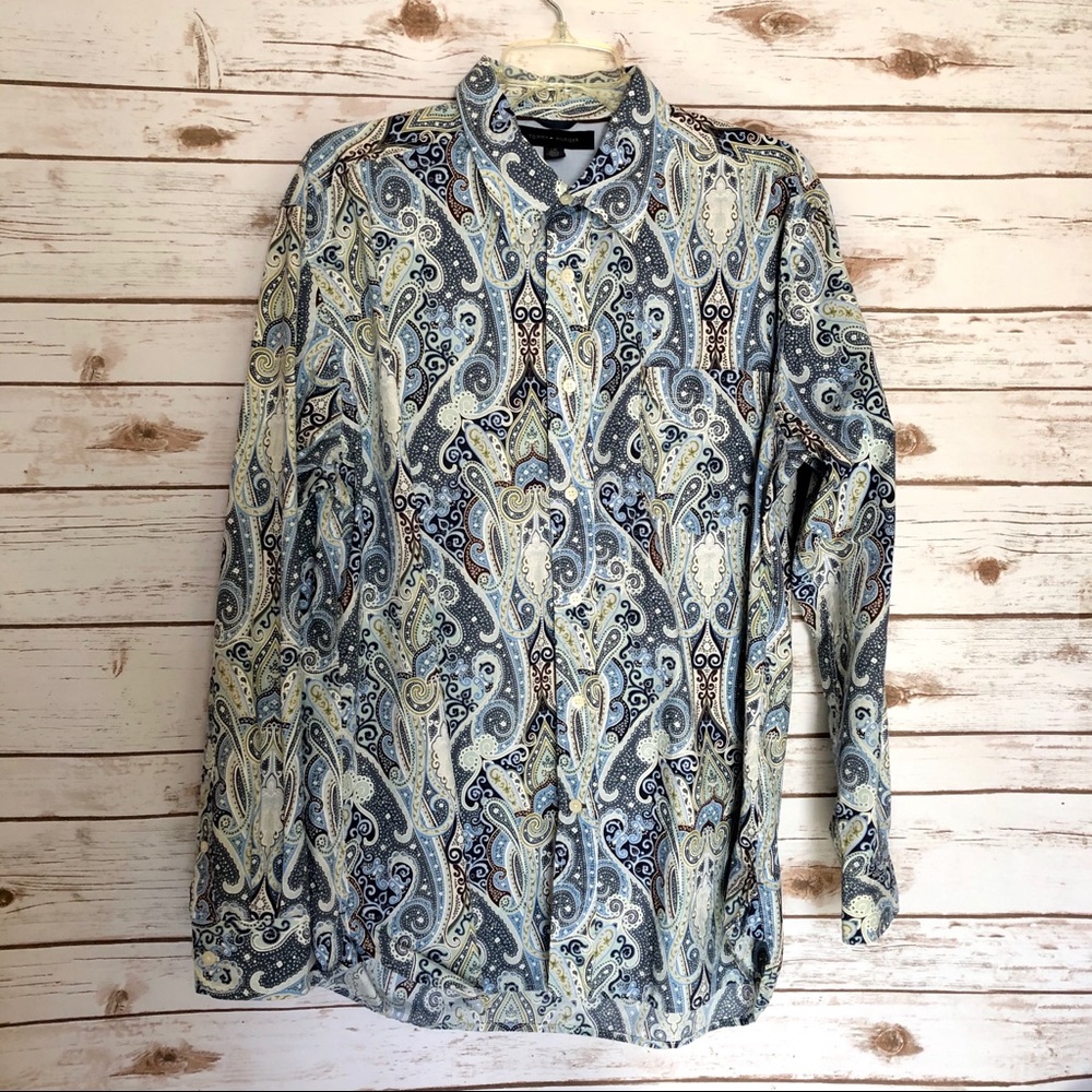 Tommy Hilfiger Paisley Button Down Shirt